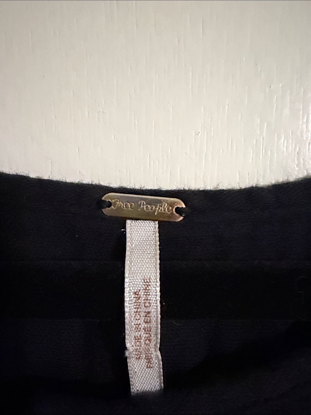 Free People Black Button-Front Gauze Tunic - Picture 2 of 4